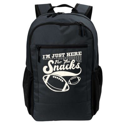 Funny I'm Just Here For The Snacks Daily Commute Backpack