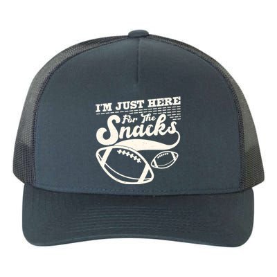 Funny I'm Just Here For The Snacks Yupoong Adult 5-Panel Trucker Hat