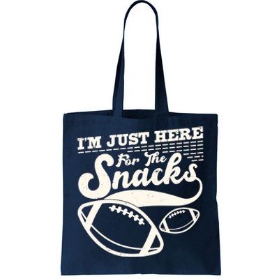 Funny I'm Just Here For The Snacks Tote Bag