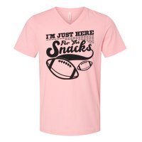 Funny I'm Just Here For The Snacks V-Neck T-Shirt