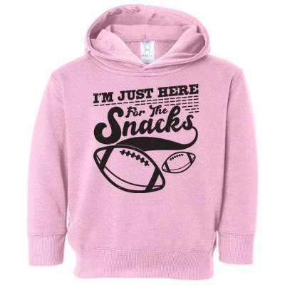 Funny I'm Just Here For The Snacks Toddler Hoodie