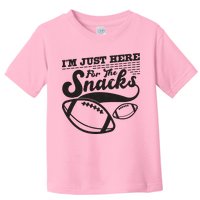 Funny I'm Just Here For The Snacks Toddler T-Shirt