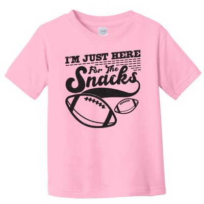 Funny I'm Just Here For The Snacks Toddler T-Shirt