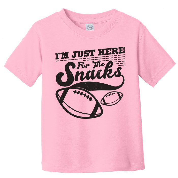 Funny I'm Just Here For The Snacks Toddler T-Shirt
