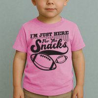 Funny I'm Just Here For The Snacks Toddler T-Shirt