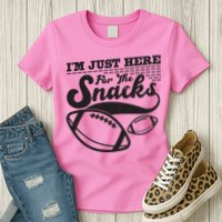 Funny I'm Just Here For The Snacks Womens T-Shirt