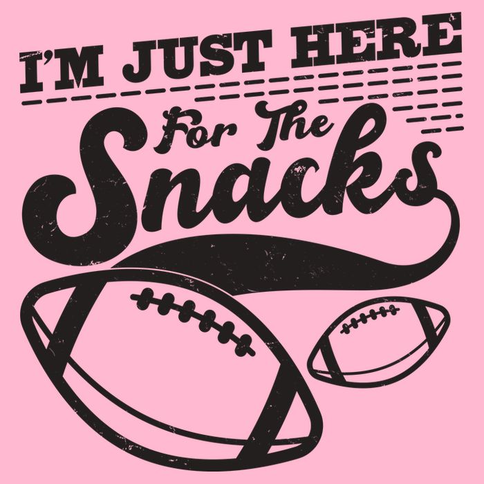 Funny I'm Just Here For The Snacks Womens T-Shirt