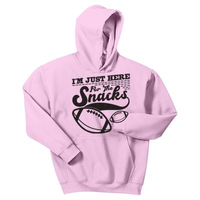 Funny I'm Just Here For The Snacks Kids Hoodie