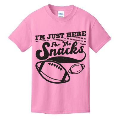 Funny I'm Just Here For The Snacks Kids T-Shirt