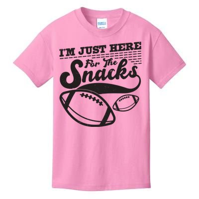 Funny I'm Just Here For The Snacks Kids T-Shirt