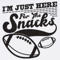 Funny I'm Just Here For The Snacks Garment-Dyed Sweatshirt
