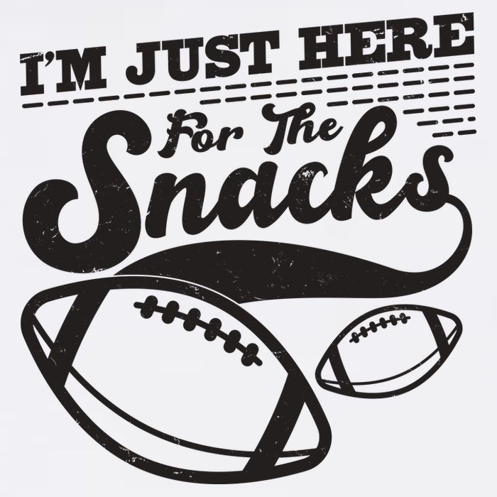 Funny I'm Just Here For The Snacks Garment-Dyed Sweatshirt