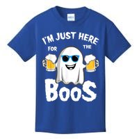 Fuuny IM Just Here For The Boos Halloween Ghost Cute Gift Kids T-Shirt