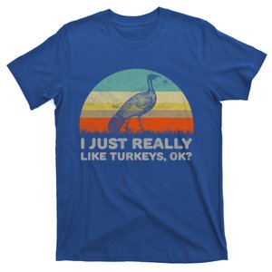 Funny I Just Really Like Turkeys Ok Gift T-Shirt