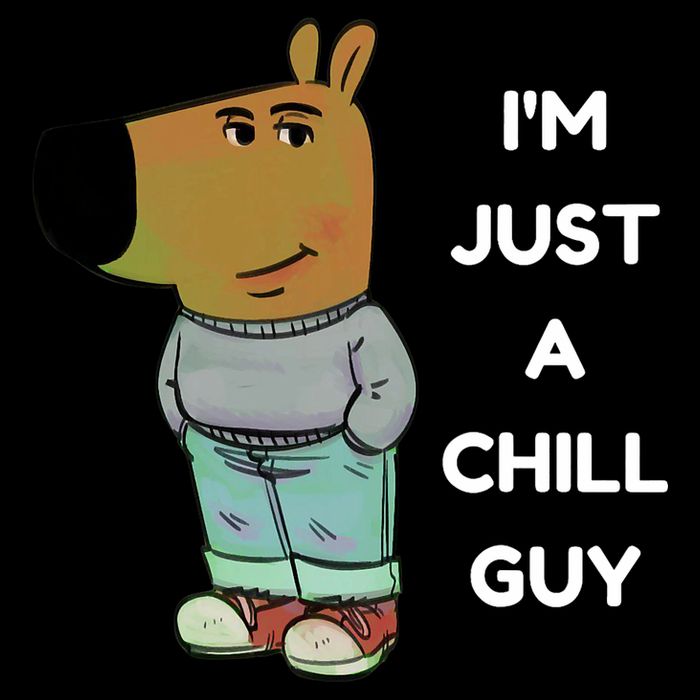 Funny Im Just A Chill Guy Meme Tall T-Shirt