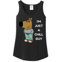 Funny Im Just A Chill Guy Meme Ladies Essential Tank