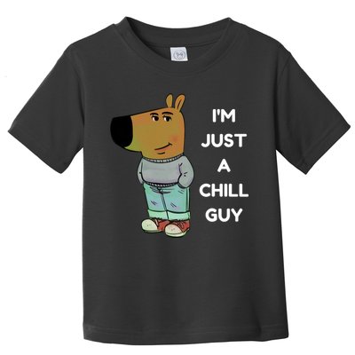 Funny Im Just A Chill Guy Meme Toddler T-Shirt