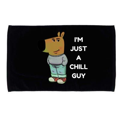 Funny Im Just A Chill Guy Meme Microfiber Hand Towel