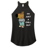 Funny Im Just A Chill Guy Meme Women's Perfect Tri Rocker Tank