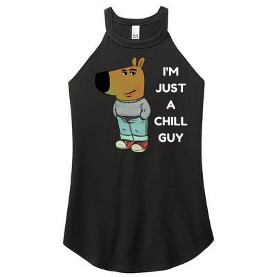 Funny Im Just A Chill Guy Meme Women's Perfect Tri Rocker Tank