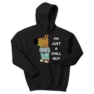 Funny Im Just A Chill Guy Meme Kids Hoodie