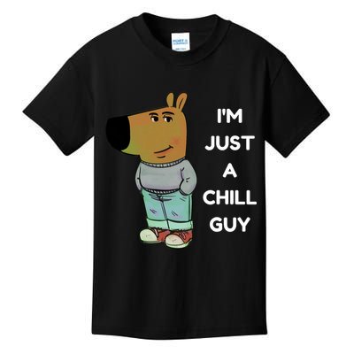 Funny Im Just A Chill Guy Meme Kids T-Shirt