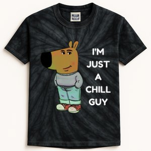 Funny Im Just A Chill Guy Meme Kids Tie-Dye T-Shirt