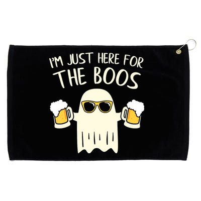 Funny Im Just Here For The Boos Shirt Gift Halloween Ghost Grommeted Golf Towel