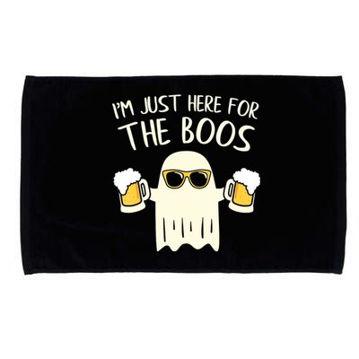 Funny Im Just Here For The Boos Shirt Gift Halloween Ghost Microfiber Hand Towel