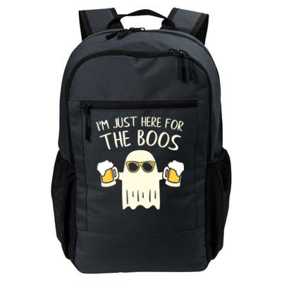 Funny Im Just Here For The Boos Shirt Gift Halloween Ghost Daily Commute Backpack