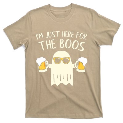 Funny Im Just Here For The Boos Shirt Gift Halloween Ghost T-Shirt