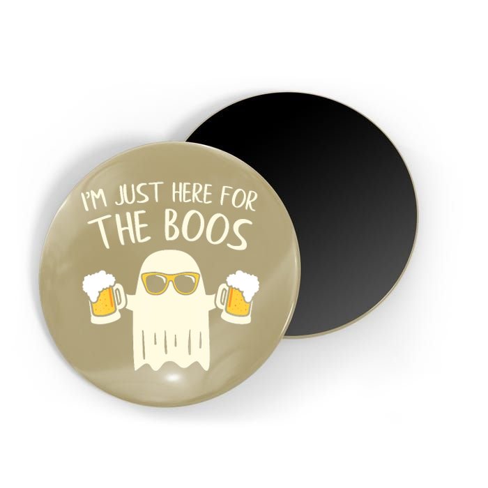 Funny Im Just Here For The Boos Shirt Gift Halloween Ghost Magnet