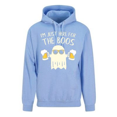 Funny Im Just Here For The Boos Shirt Gift Halloween Ghost Unisex Surf Hoodie