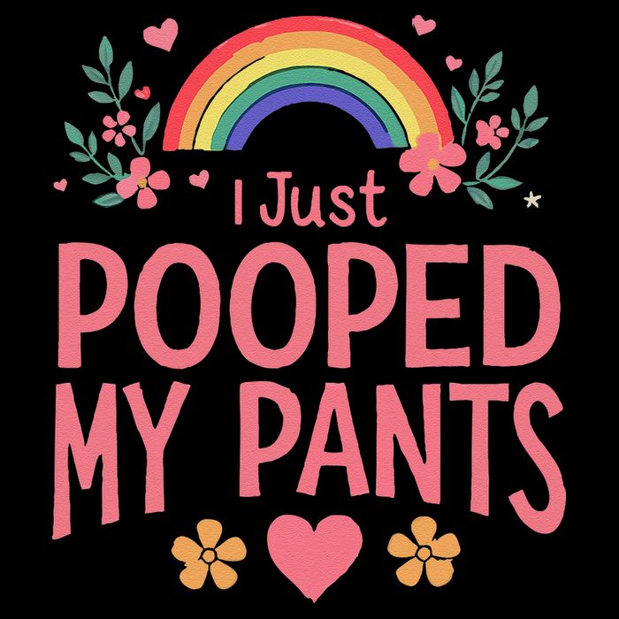 Funny I Just Pooped My Pants Humor Meme Funny Adult Joke Backpack