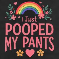 Funny I Just Pooped My Pants Humor Meme Funny Adult Joke Beanie