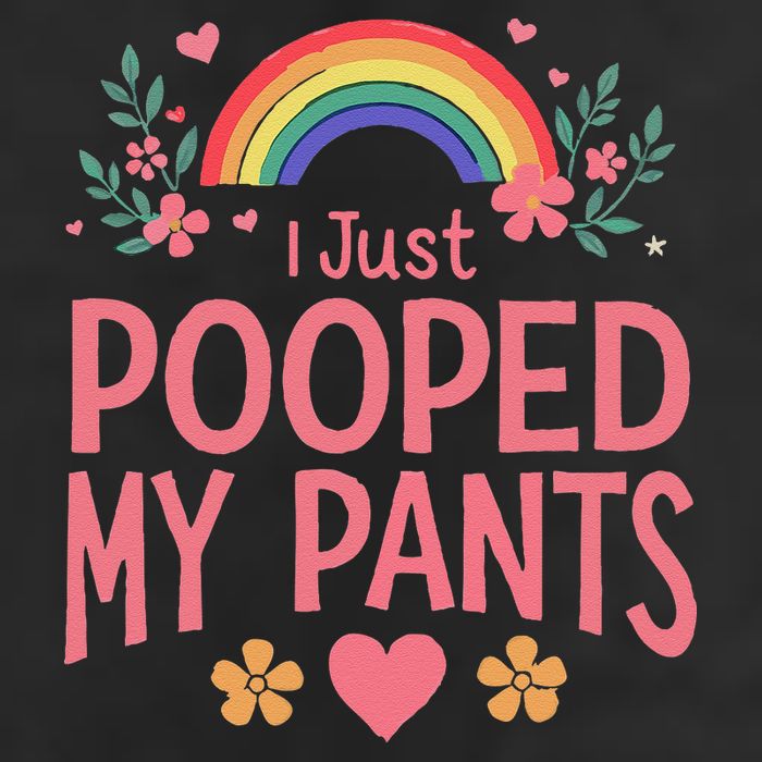 Funny I Just Pooped My Pants Humor Meme Funny Adult Joke Beanie