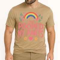 Funny I Just Pooped My Pants Humor Meme Funny Adult Joke Cooling Performance Crew T-Shirt