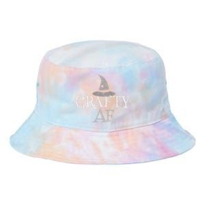 Funny I Know I'm Witch CRAFTY AF Witchcrafting Is My Cardio Tie Dye Newport Bucket Hat