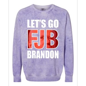 FJB Let's Go Brandon Image Kitchenware Colorblast Crewneck Sweatshirt