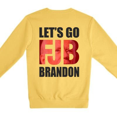 FJB Let's Go Brandon Image Kitchenware Premium Crewneck Sweatshirt