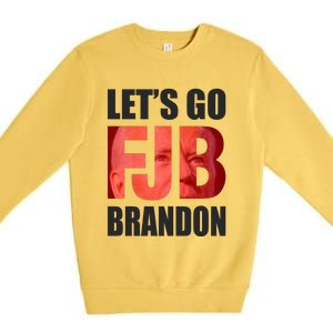 FJB Let's Go Brandon Image Kitchenware Premium Crewneck Sweatshirt