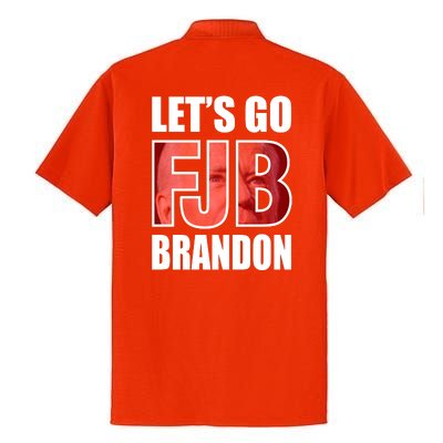 FJB Let's Go Brandon Image Kitchenware Dry Zone Grid Polo