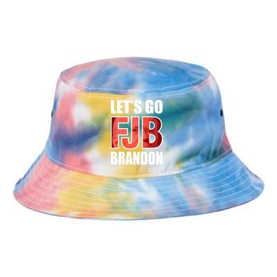 FJB Let's Go Brandon Image Kitchenware Tie Dye Newport Bucket Hat