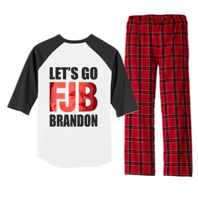 FJB Let's Go Brandon Image Kitchenware Raglan Sleeve Pajama Set