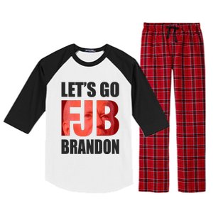 FJB Let's Go Brandon Image Kitchenware Raglan Sleeve Pajama Set