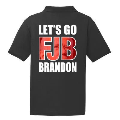 FJB Let's Go Brandon Image Kitchenware PosiCharge RacerMesh Polo