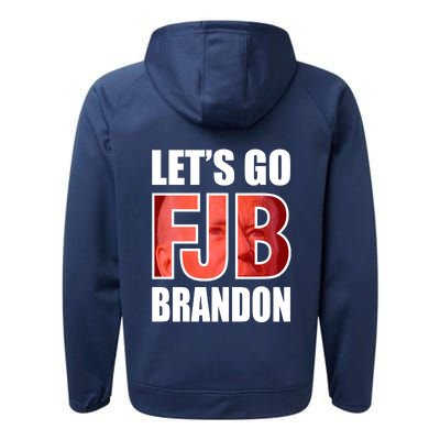 FJB Let's Go Brandon Image Kitchenware Performance Fleece Hoodie