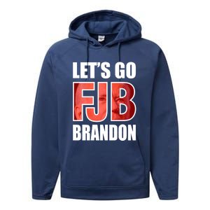 FJB Let's Go Brandon Image Kitchenware Performance Fleece Hoodie