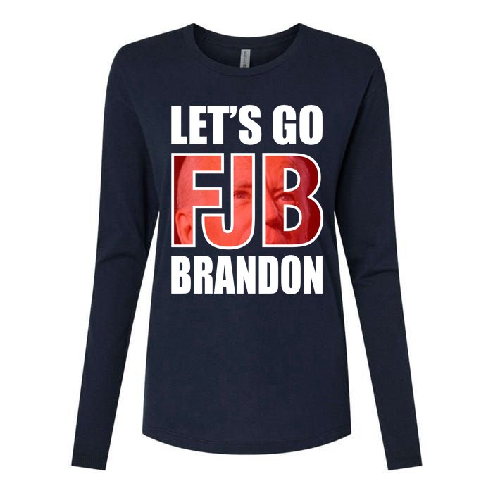 FJB Let's Go Brandon Image Kitchenware Womens Cotton Relaxed Long Sleeve T-Shirt