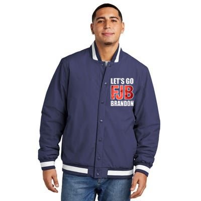 FJB Let's Go Brandon Image Kitchenware Insulated Varsity Jacket